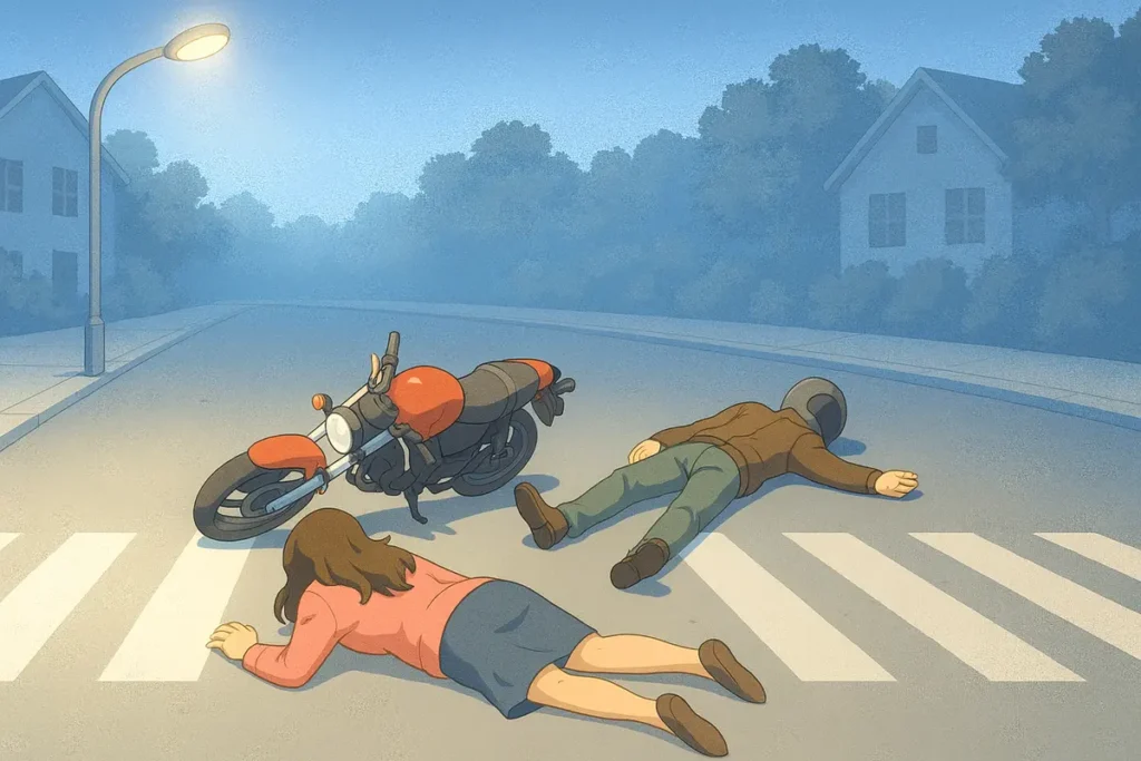 Gambar Ilustrasi Kecelakaan di Jalan Raden Patah